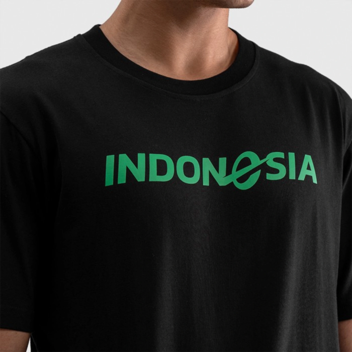 Erspo Timnas T-Shirt Oversized Indonesia Green on Black - Image 5