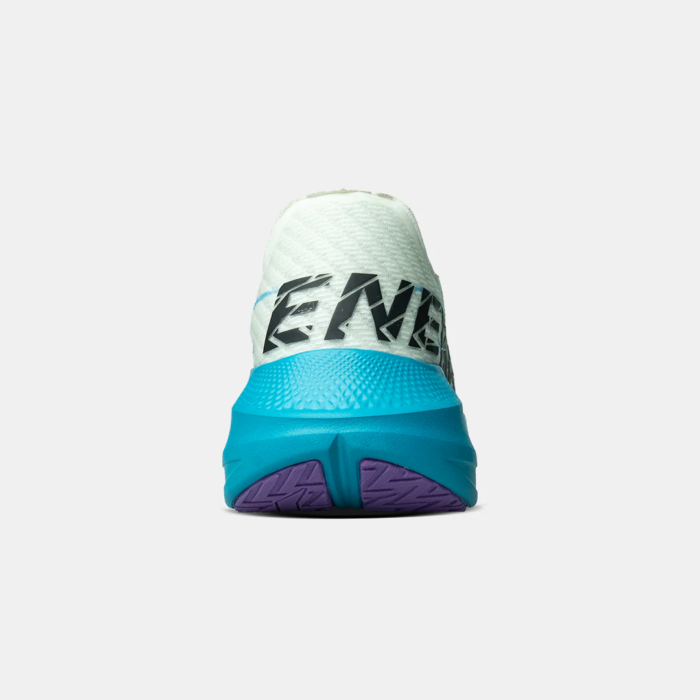 Mills Sepatu Lari Running Shoes Enermax Cushion M2 White / Pine Green / Purple - Image 3