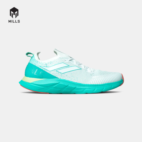 Mills Sepatu Lari Running Shoes Treximo Enerlite White / Teal / Coral