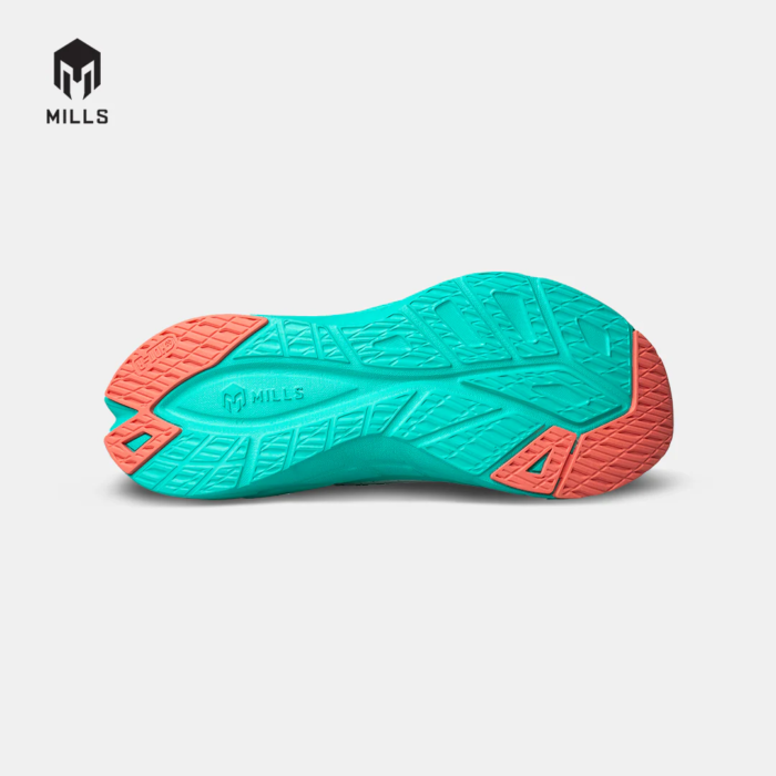 Mills Sepatu Lari Running Shoes Treximo Enerlite White / Teal / Coral - Image 5