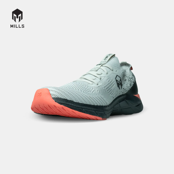 Mills Sepatu Lari Running Shoes Treximo Enerlite Grey / Black / Coral - Image 5